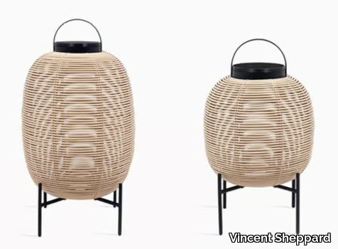 TIKA - Solar powered wicker lantern _ Vincent Sheppard