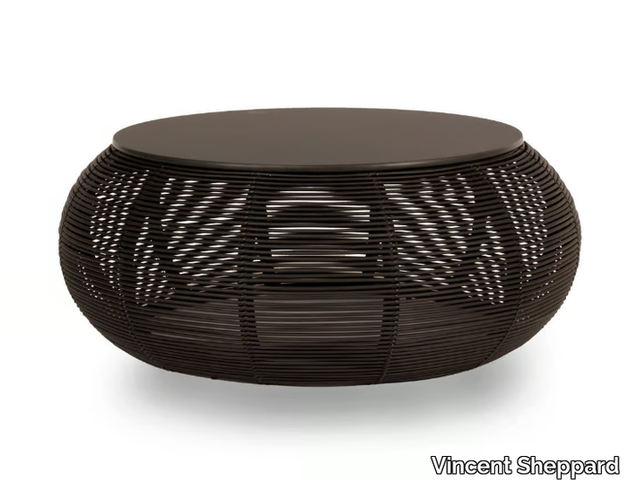 IVO - Round wicker coffee table _ Vincent Sheppard