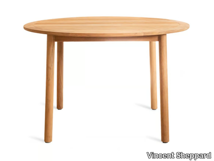 SAM - Round teak garden table _ Vincent Sheppard