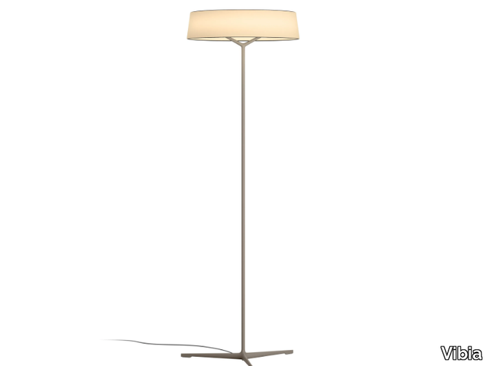 DAMA - Metal and paper LED floor lamp _ Vibia