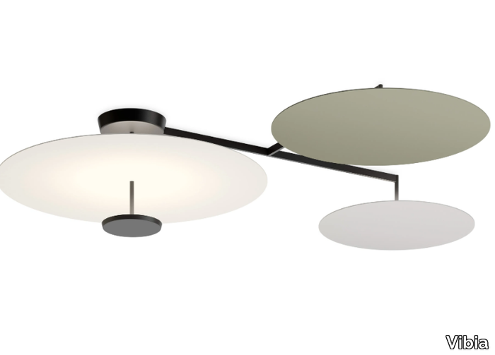 FLAT 5922 - LED metal ceiling lamp _ Vibia