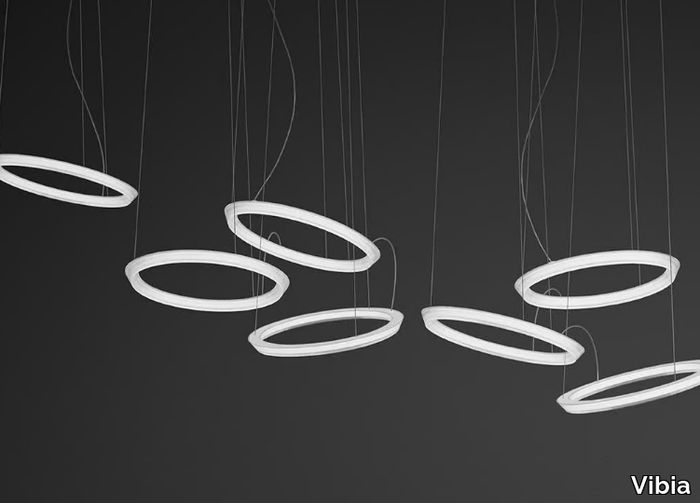 HALO CIRCULAR - Methacrylate pendant lamp _ Vibia