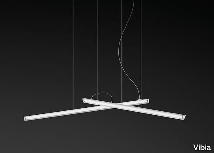 HALO LINEAL - Methacrylate pendant lamp _ Vibia