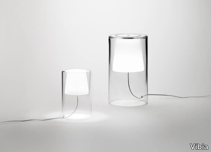 JOIN - Borosilicate glass table lamp _ Vibia