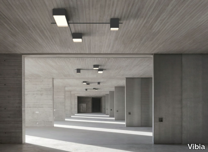 STRUCTURAL - LED aluminium ceiling lamp _ Vibia