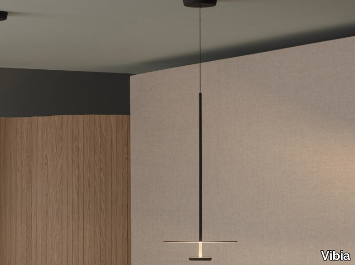 FLAT 5935 - LED metal pendant lamp _ Vibia