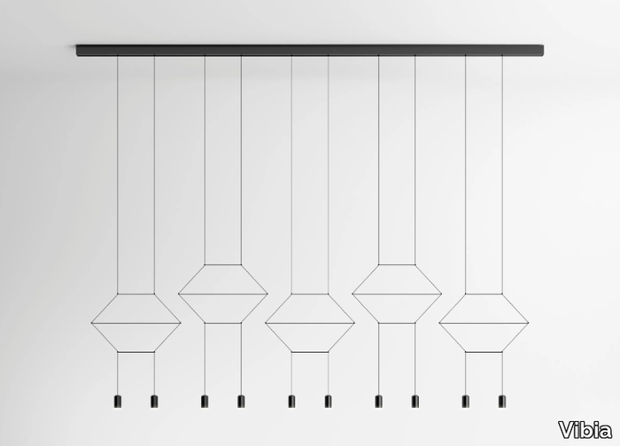 WIREFLOW LINEAL - LED pendant lamp _ Vibia