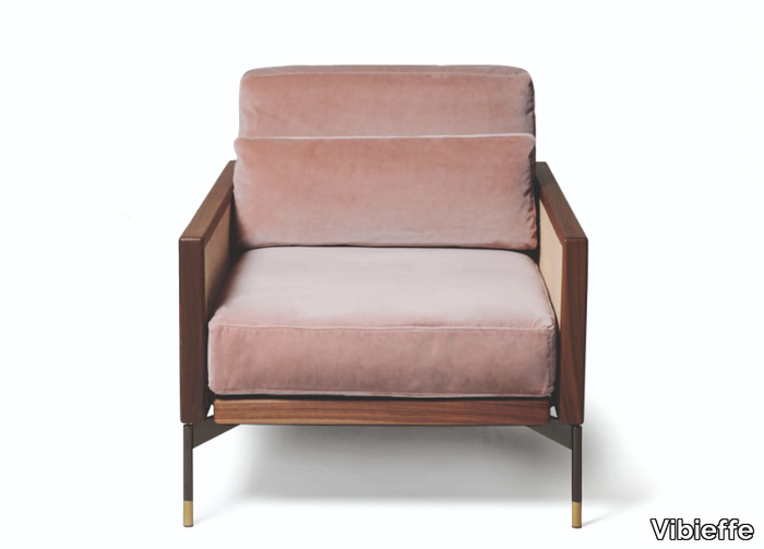 115 MODERN EPOQUE - Fabric or leather armchair with removable cover _ Vibieffe