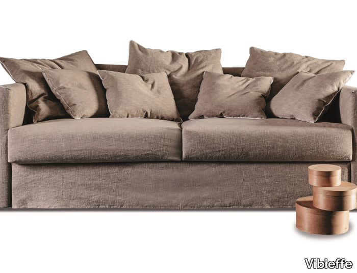 3600 TANGRAM - Fabric or leather sofa bed _ Vibieffe