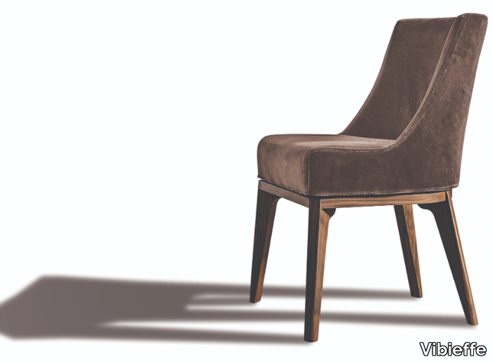 430 OPERA - Upholstered fabric or leather chair with removable cover _ Vibieffe