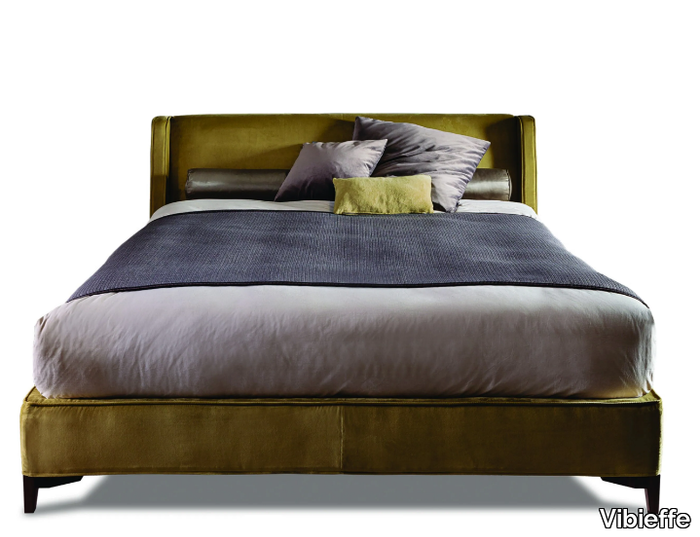 5000 QUEEN - Fabric or leather bed with upholstered headboard _ Vibieffe