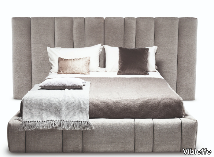 5050 ITALO - Fabric bed with upholstered headboard _ Vibieffe