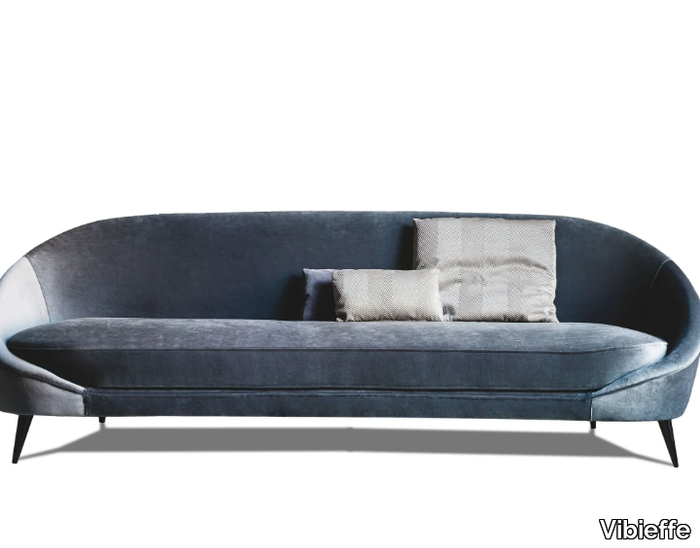 650 NIDO - 3 seater fabric or leather sofa _ Vibieffe