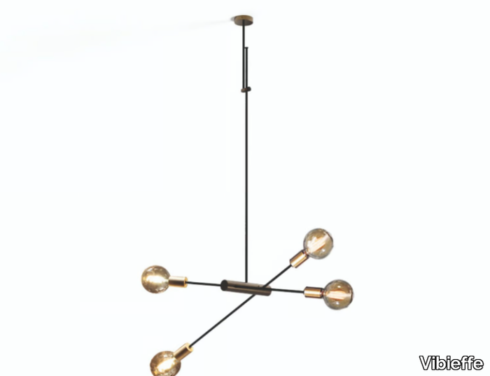 7000 ITINERARI - Brass pendant lamp _ Vibieffe