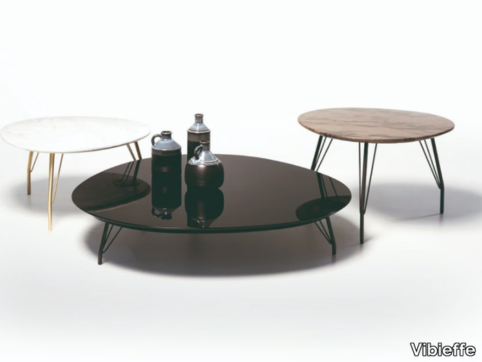 710 POP - Low marble coffee table for living room _ Vibieffe