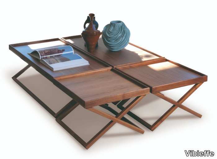 9500 - 047 - Rectangular wooden side table _ Vibieffe