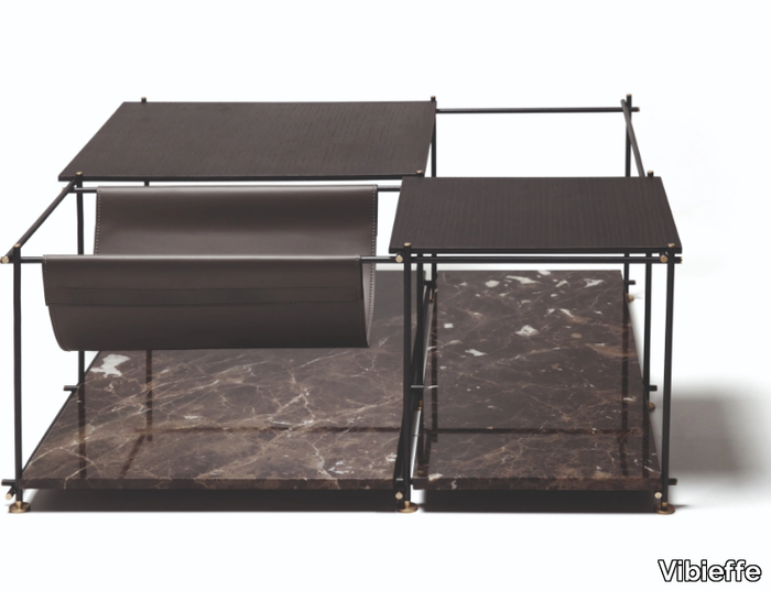 9900 E_SPIRIT BOOK - Modular coffee table with integrated magazine rack _ Vibieffe