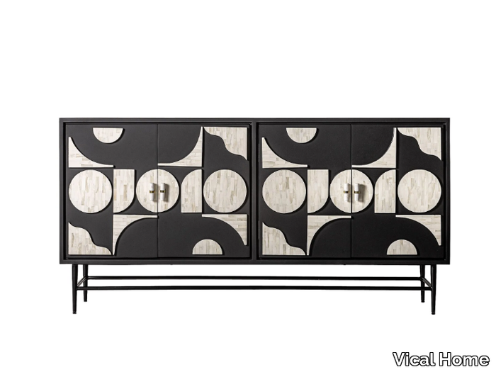 ATHY - Wooden sideboard with doors _ Vical Home