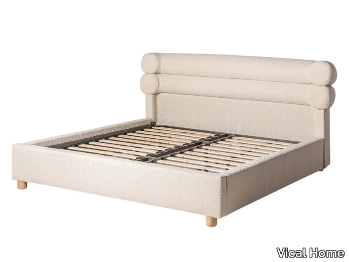 CHIARI - Upholstered wooden double bed _ Vical Home