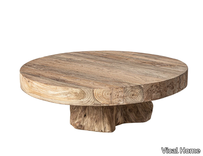 NYSTED - Round solid wood coffee table _ Vical Home