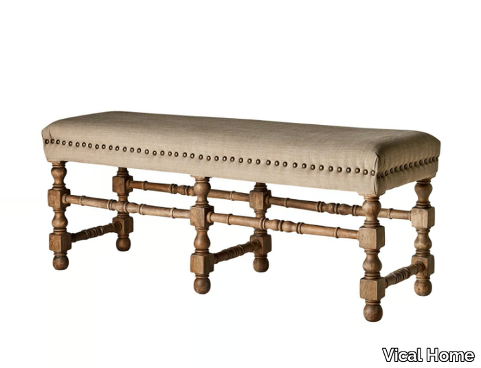 WANGEN - Upholstered Mango bench _ Vical Home