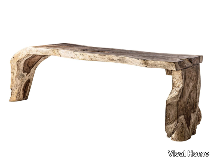 YELKI - Rectangular solid wood console table _ Vical Home