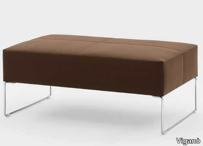 CUBINO - Upholstered fabric bench _ Viganò