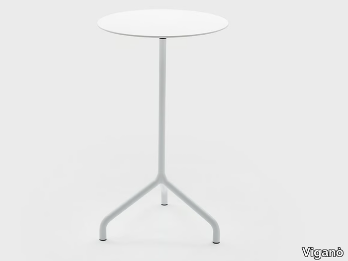 GINGER - Drop-leaf metal high table _ Viganò