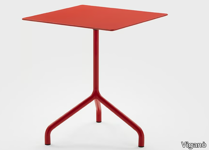 GINGER - Drop-leaf metal contract table _ Viganò