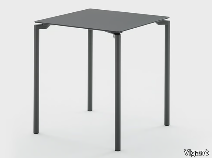 FELIX - Stackable metal contract table _ Viganò