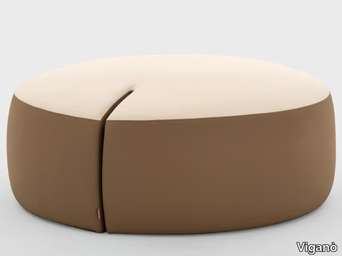 TOMMY - Round fabric pouf _ Viganò