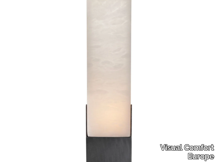 COVET TALL BOX BATH SCONCE - Alabaster wall light for bathroom _ Visual Comfort Europe