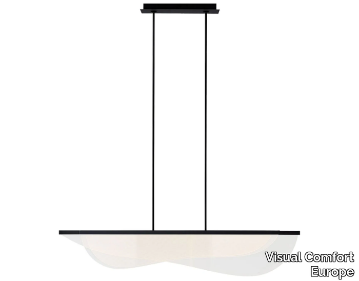 NYRA 60" LINEAR - Metal pendant lamp _ Visual Comfort Europe