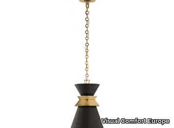 ALBORG - Small Stacked Pendant in Antique- Burnished Brass _ Visual Comfort Europe