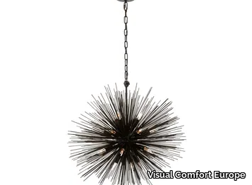 STRADA - Medium Round Chandelier in Aged Iron _ Visual Comfort Europe