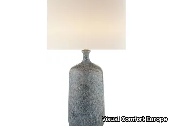 CULLODEN - Ceramic table lamp and linen shade _ Visual Comfort Europe