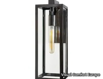 FRESNO FRAMED MEDIUM - Glass and iron wall light _ Visual Comfort Europe