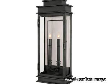 LINEAR LANTERN TALL - Metal and glass wall light _ Visual Comfort Europe