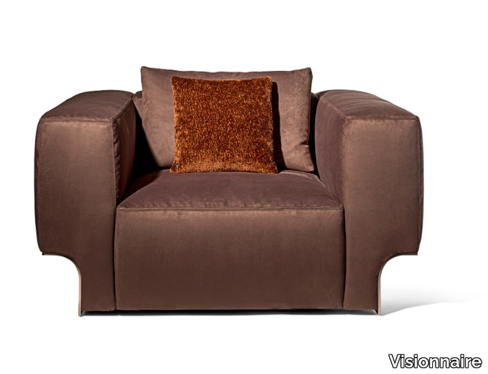 DOUGLAS - Upholstered fabric armchair with armrests _ Visionnaire