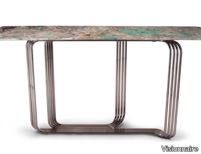 VINCENT - Rectangular marble console table _ Visionnaire