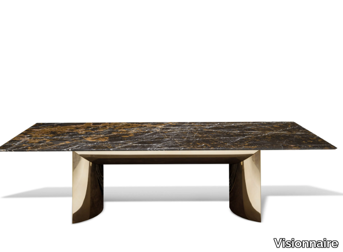 KERWAN - Rectangular marble living room table _ Visionnaire