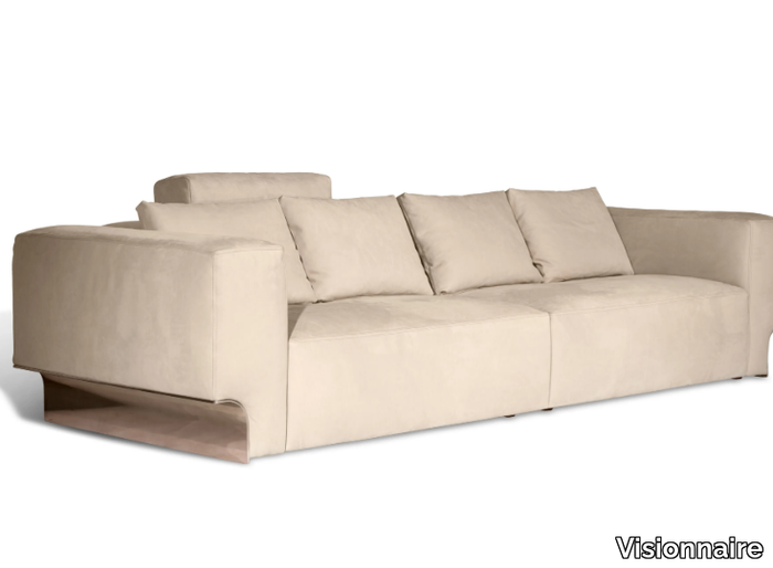 DOUGLAS - 4 seater nabuk sofa _ Visionnaire