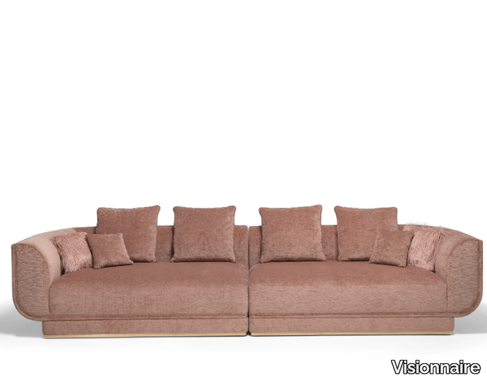 FOSTER - Velvet sofa _ Visionnaire