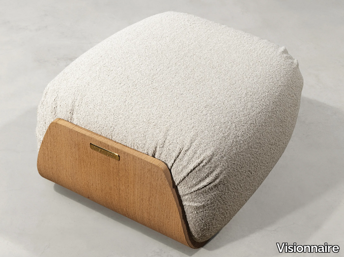 KATHRYN - Rectangular fabric garden pouf _ Visionnaire