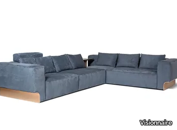 DOUGLAS - Corner leather sofa _ Visionnaire