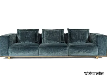 DONOVAN SQUARE - Sectional 4 seater fabric sofa _ Visionnaire