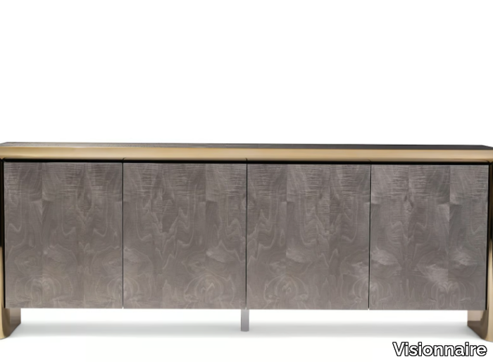 HAMILTON - Wooden sideboard with integrated lighting _ Visionnaire