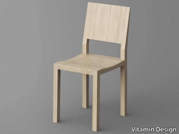 TAU - Solid wood chair _ Vitamin Design