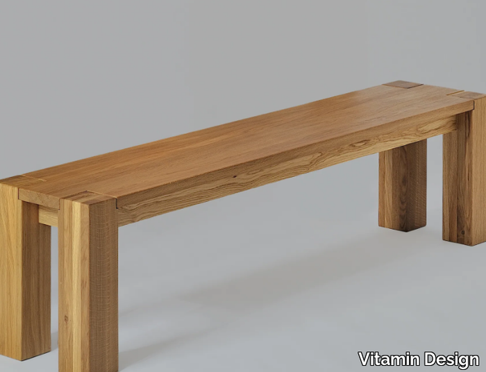 TAURUS - Solid wood bench _ Vitamin Design