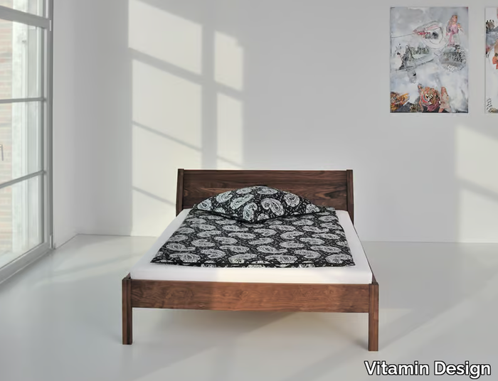 VILLA - Solid wood double bed _ Vitamin Design